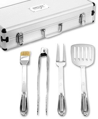All-Clad Stainless Steel 5 Piece BBQ Set