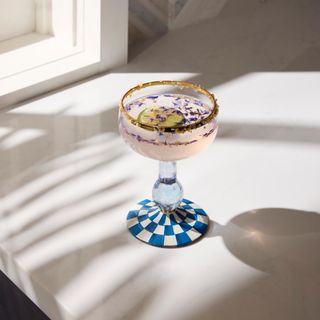 Royal Check Coupe Glass