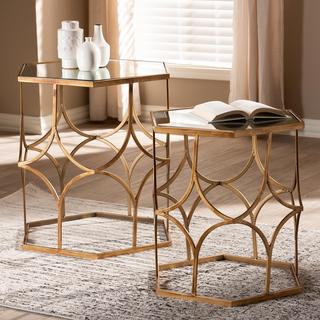 Sada 2-Piece Stackable Accent Table Set