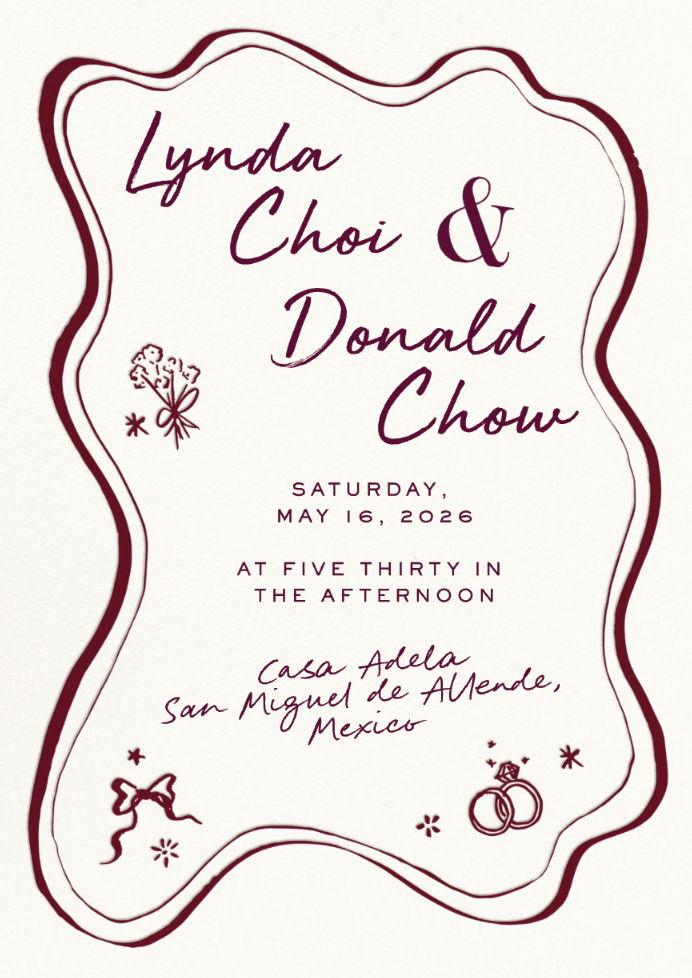 The Wedding Website of Lynda Choi and Donald Chow