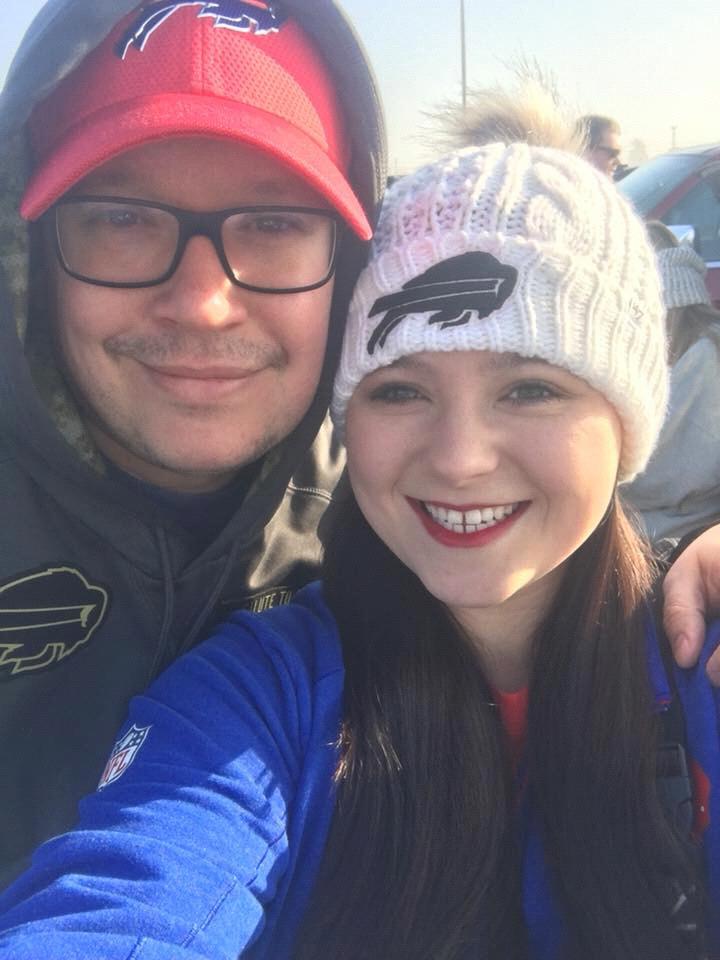 It’s a tradition for us to go to a buffalo bills game together! We’ve now been to 5 games together & always have an amazing time!