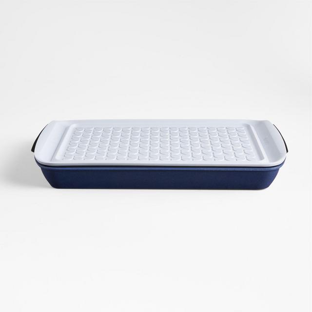 Crate & Barrel 3-Piece Marinating Tray Set