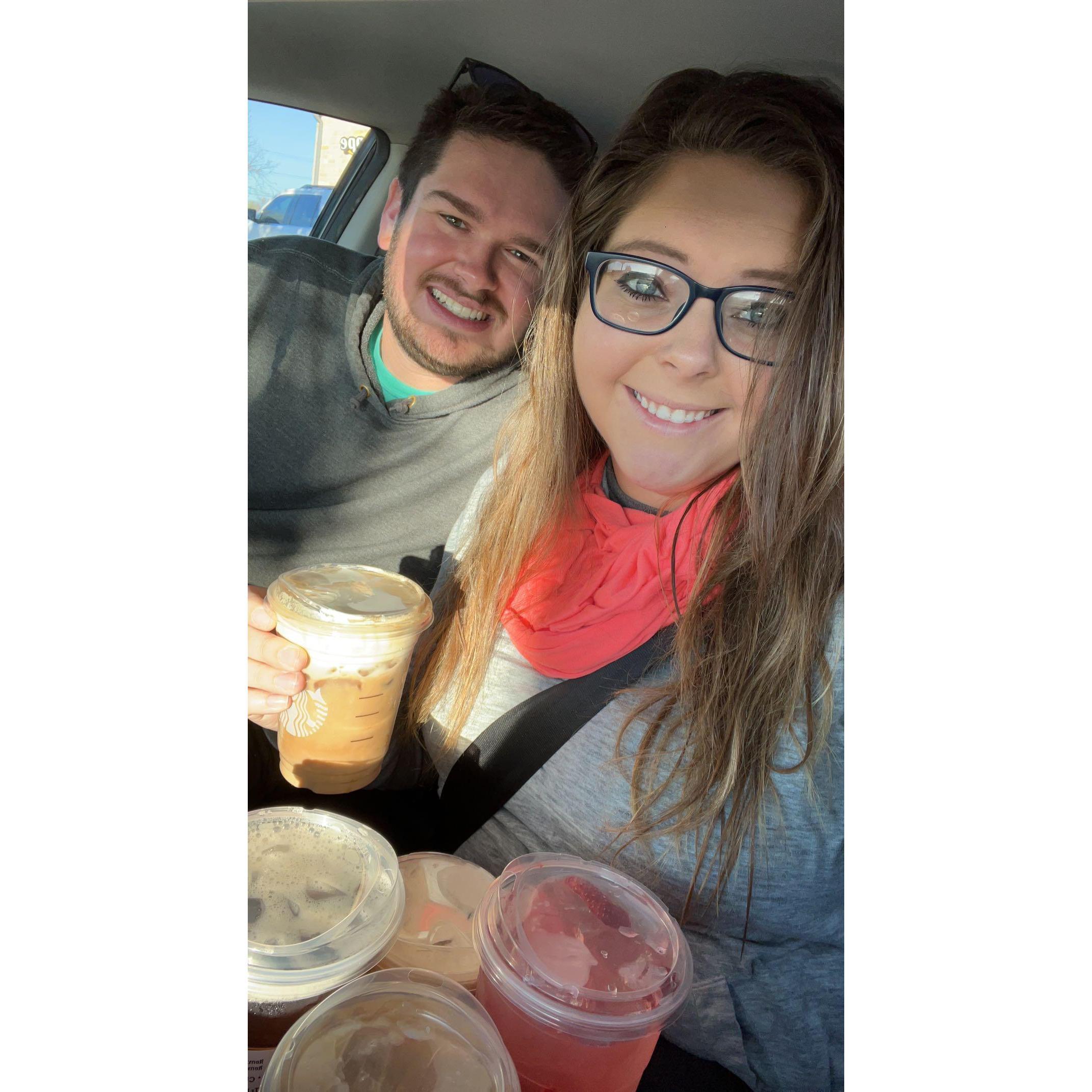 Classic Starbucks run!