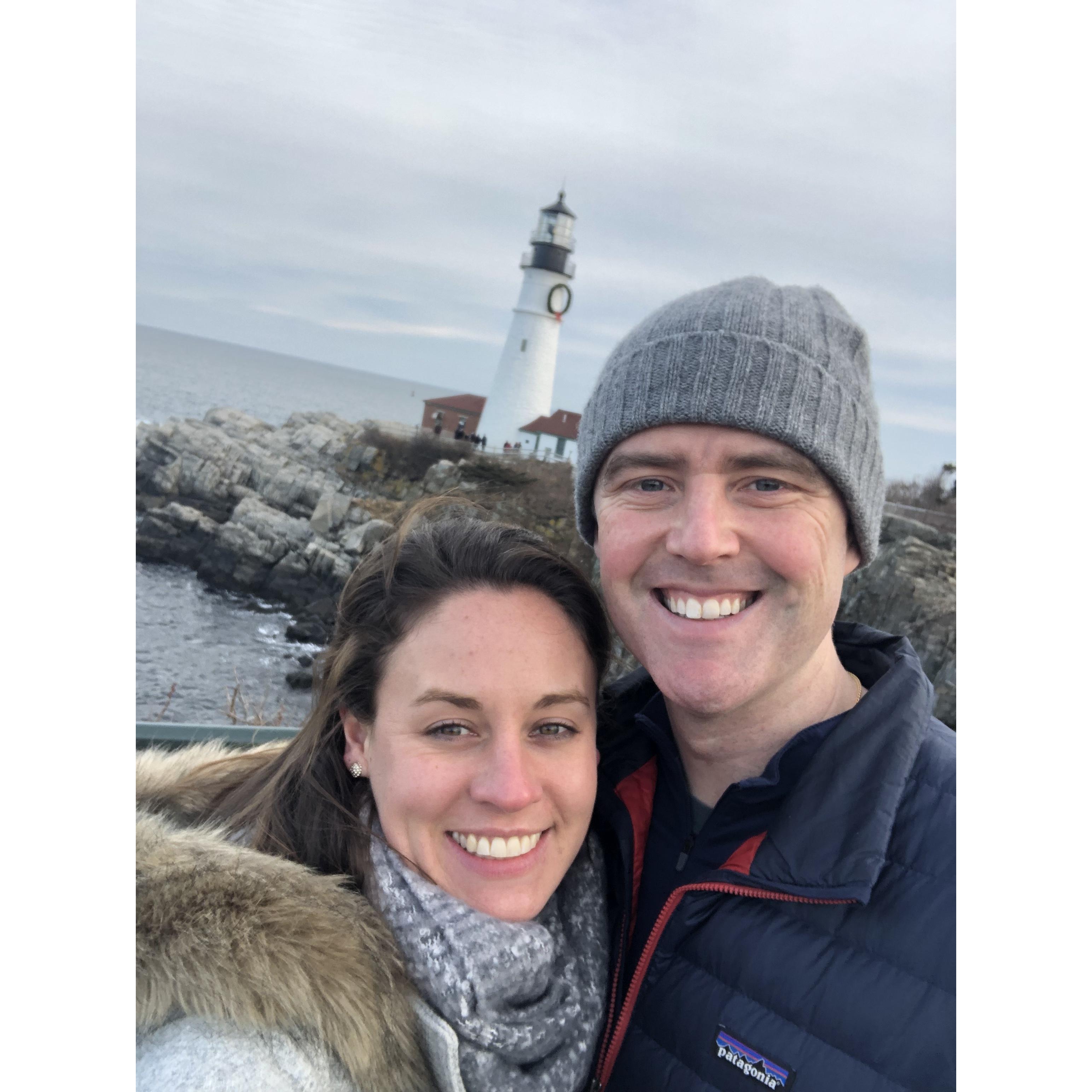 Our first trip together - Portland, ME