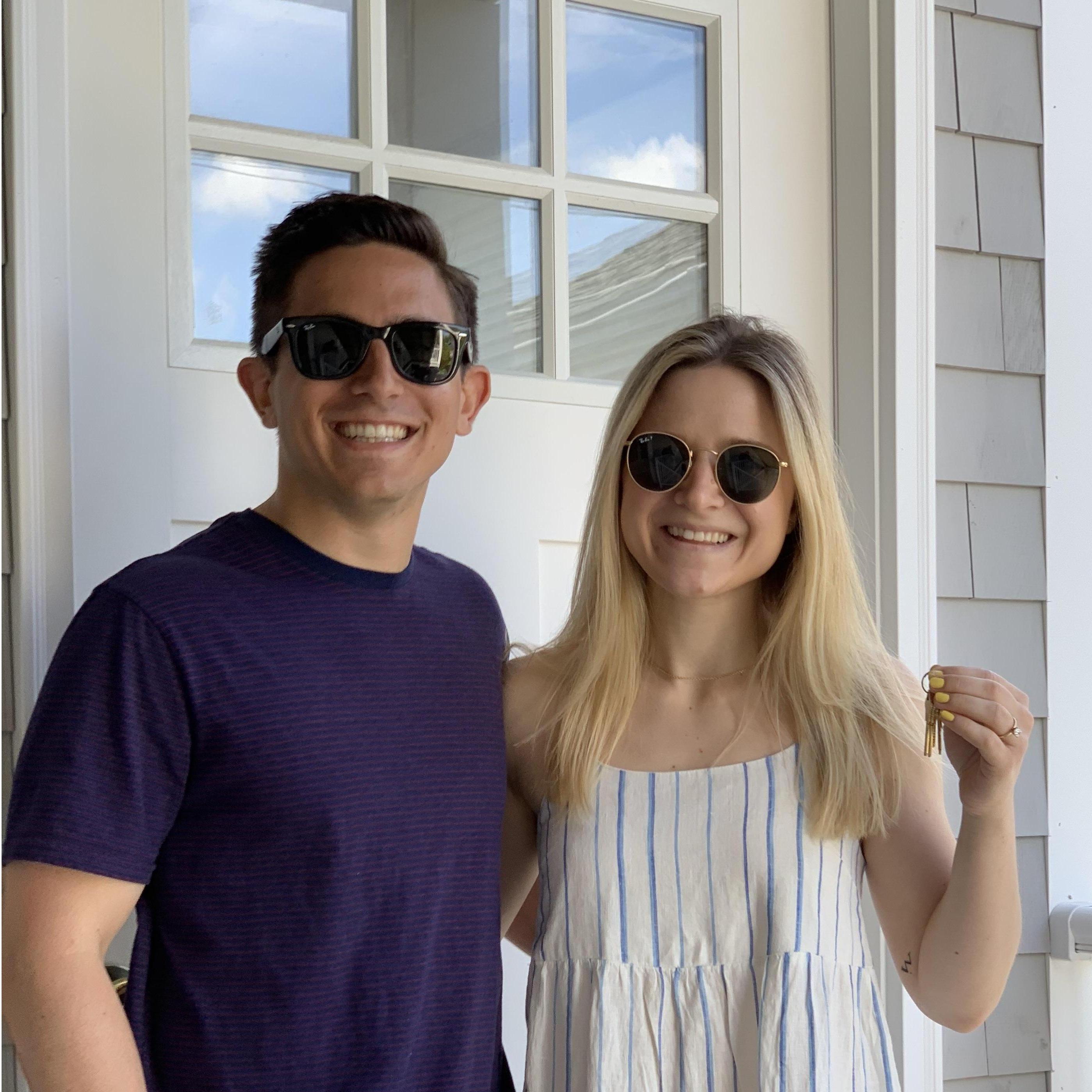 Keys to our downtown apartment in Plymouth, MA.