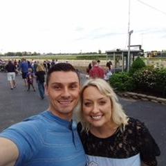 say cheese.. were at the racetrack natalie!