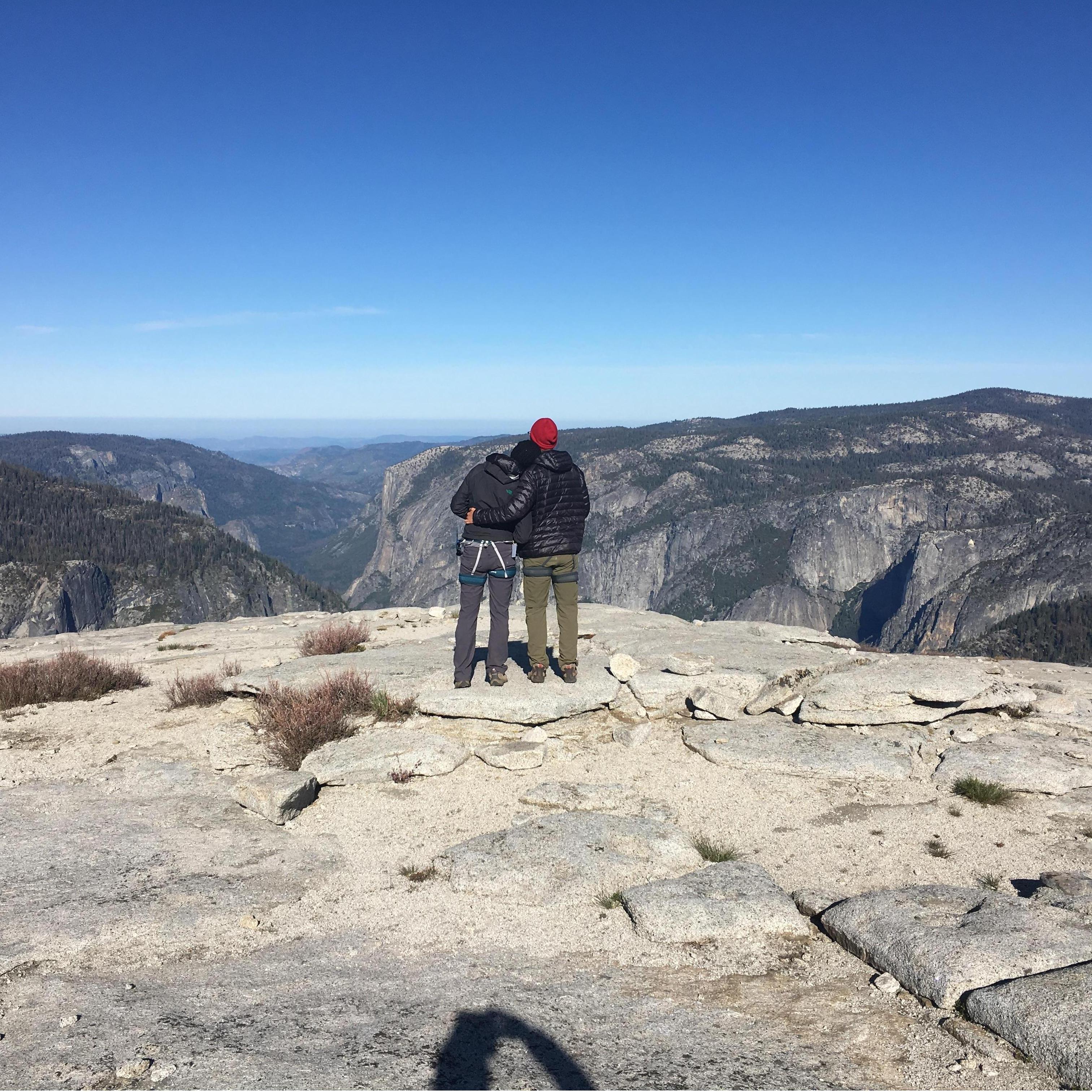 On top of Half Dome, 2018