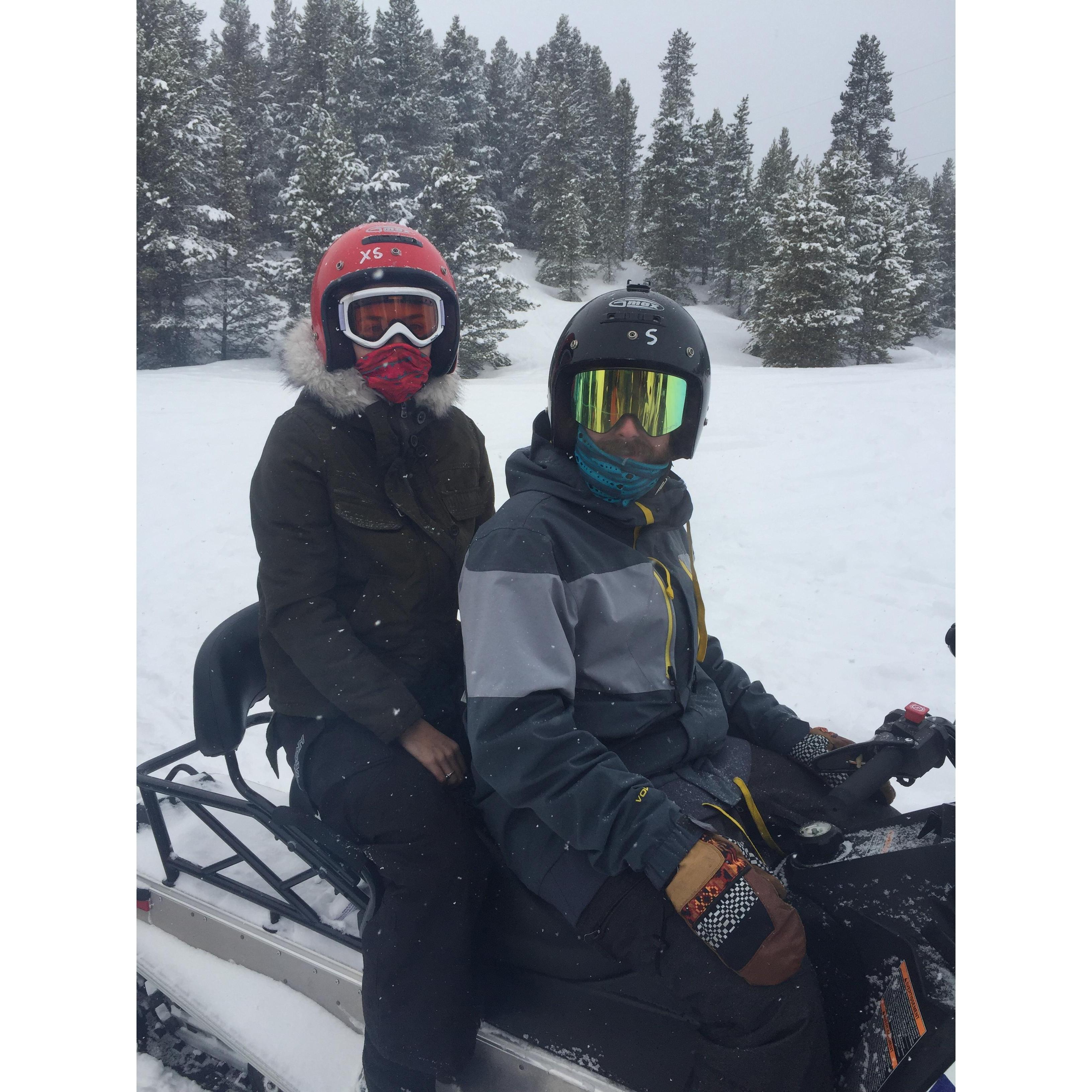 Roaming the land on ice mobiles