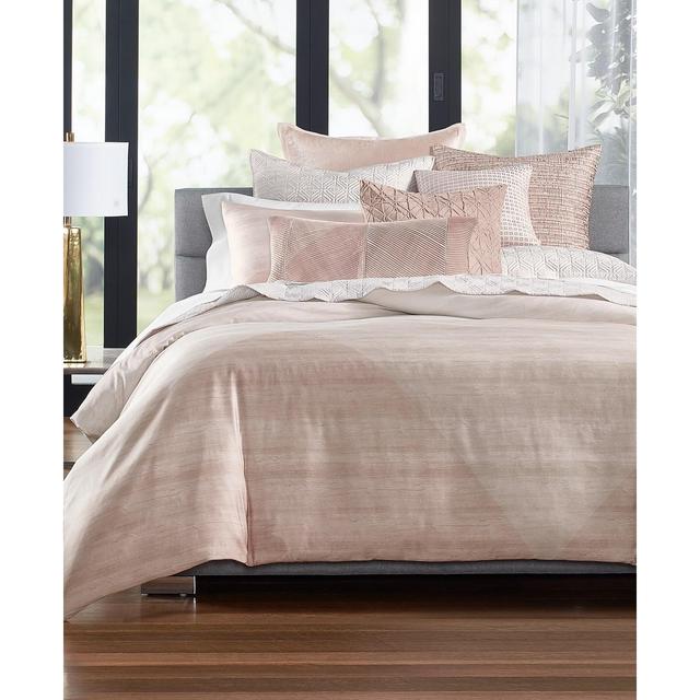 Hotel Collection Woodrose Cotton 400-Thread Count Full/Queen Duvet Cover, Created for Macy's