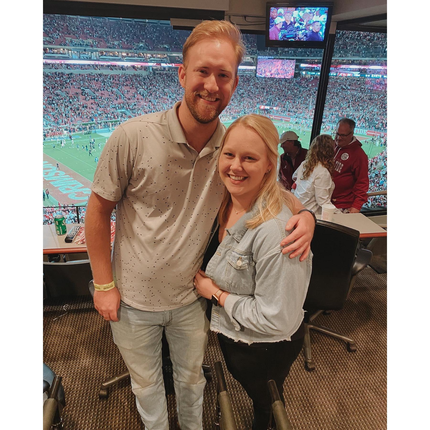 We love making it back down to Tuscaloosa to see Tucker's Alma Mater the University of Alabama's football team any Saturday we can.