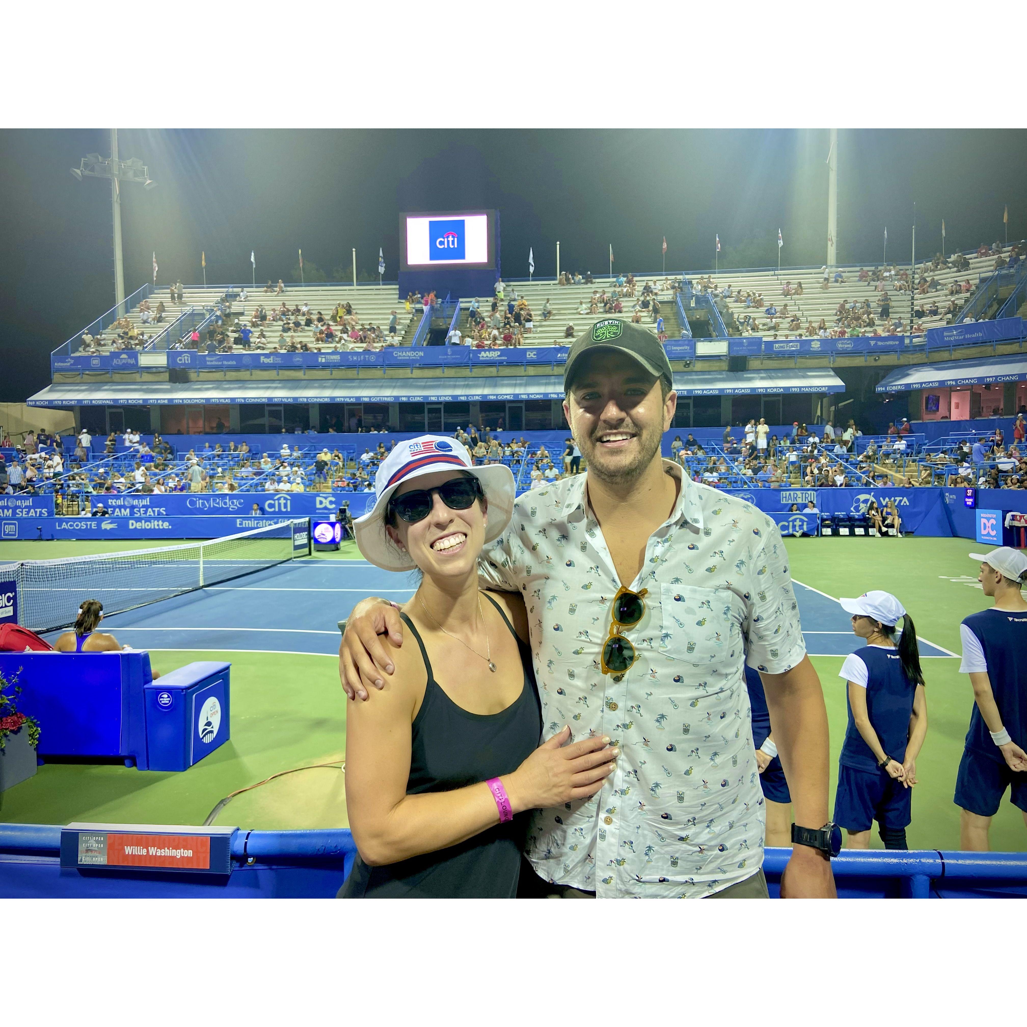 Citi Open - we saw Venus and Nadal!