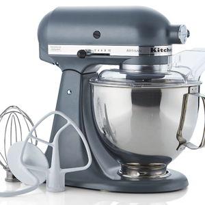 KitchenAid Artisan Series Steel Blue 5-Quart Tilt-Head Stand Mixer + Reviews | Crate & Barrel