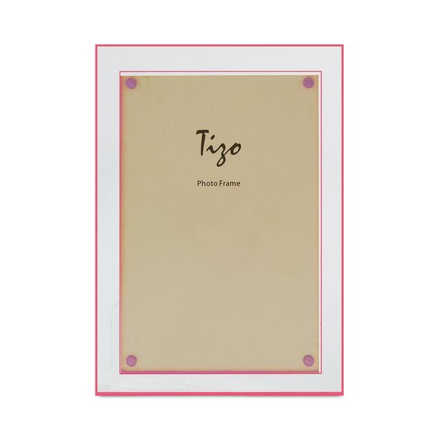 Tizo Double Border Lucite Frame, 5" x 7"