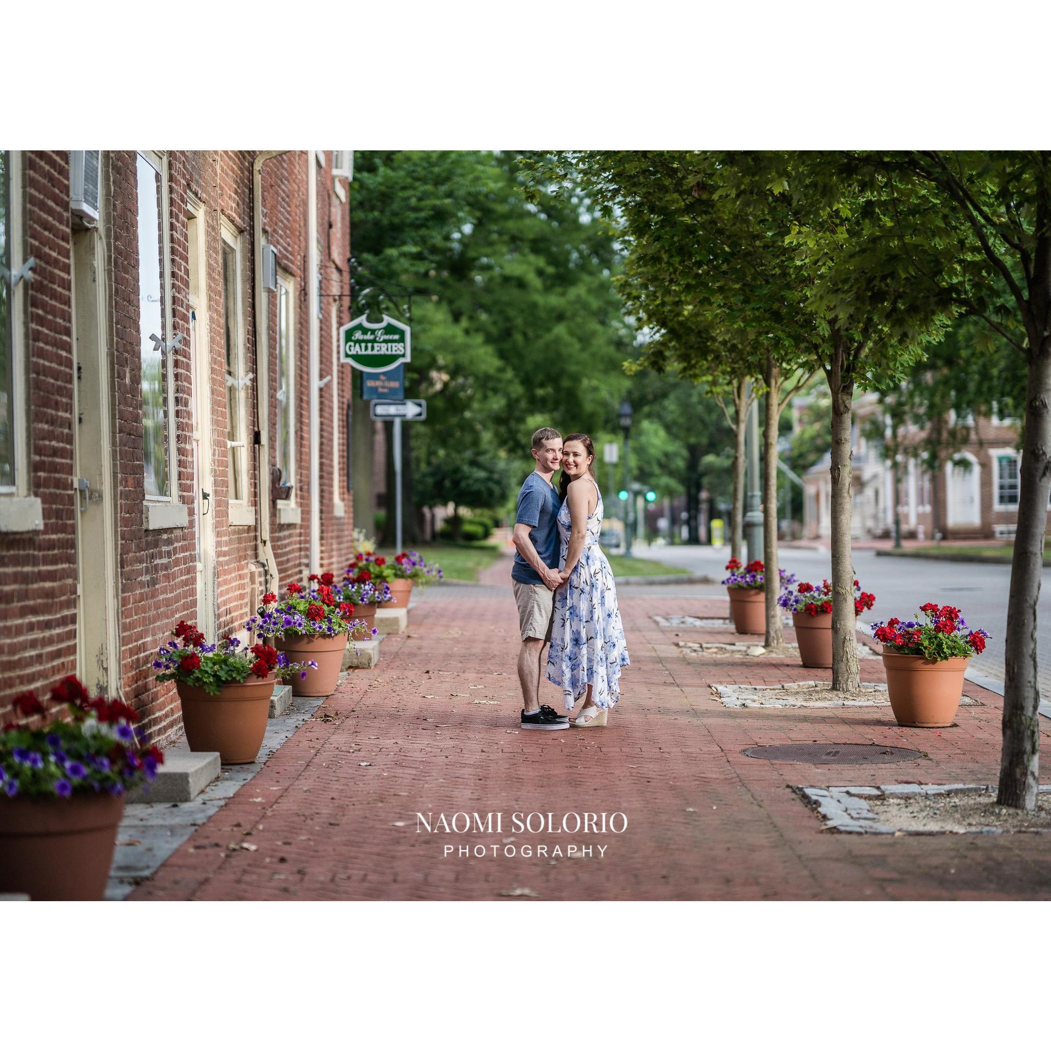 When we were able to actually get REAL engagement photos!