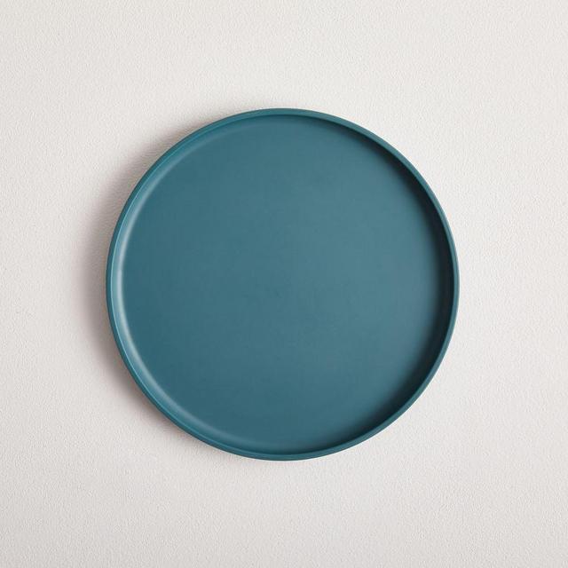 Modern Melamine Salad Plate, Silver Pine, Set of 4