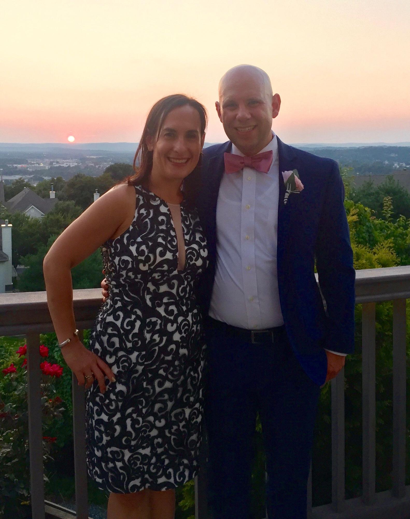 Wedding sunset