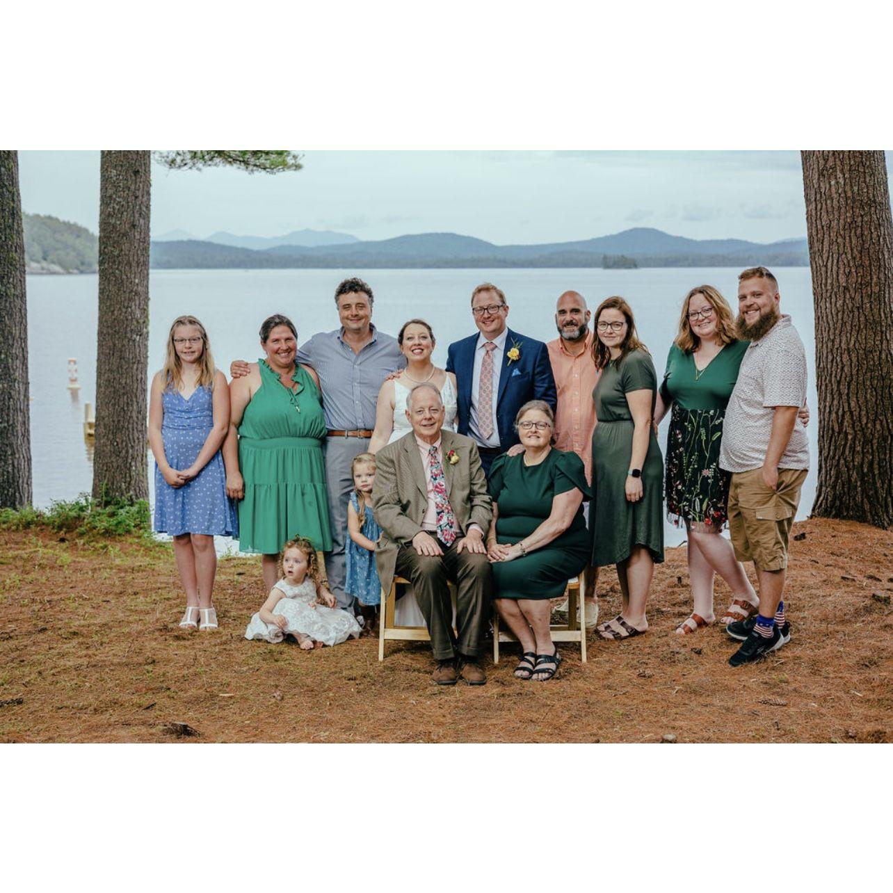 Fun Fact: Justin first met the entire Stevenson gang at Dwight & Meg's wedding in July 2021