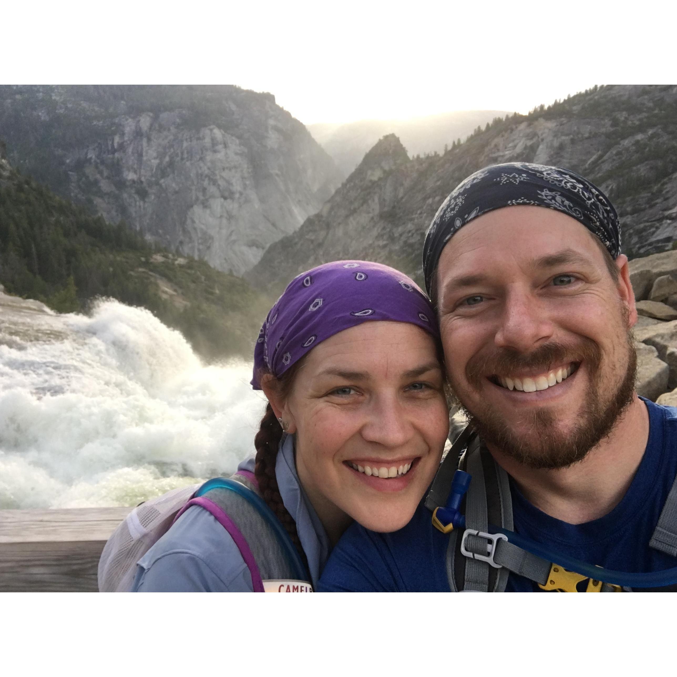 On the way back from Half Dome. Only a few more miles to go until we get back to camp!