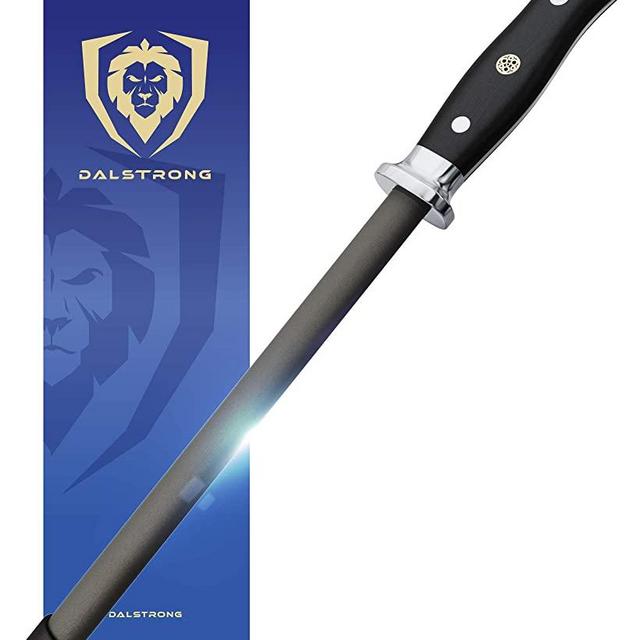 Dalstrong 10" Honing Rod - G10 Handle - Stainless Steel Core - Scratch-Free Ceramic Coating