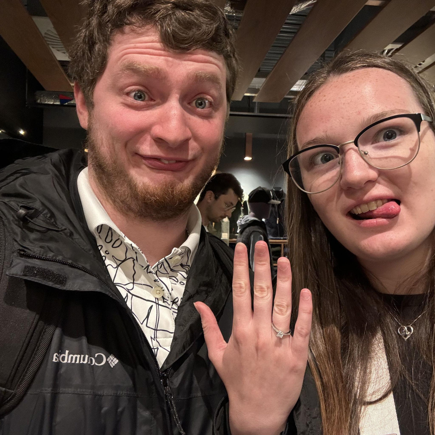 At a whisky factory that we "had" to go to