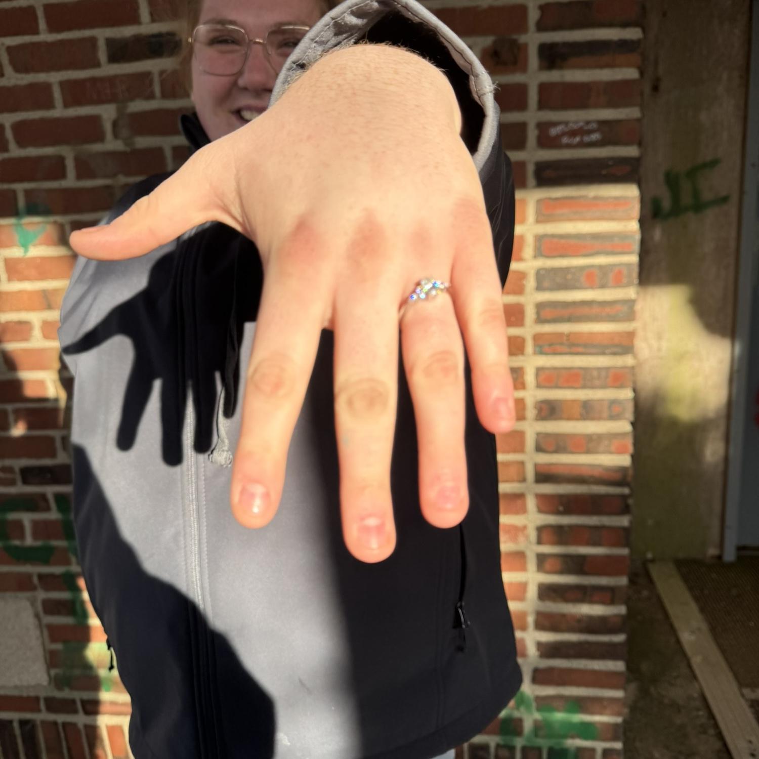 The moment I said yes!!