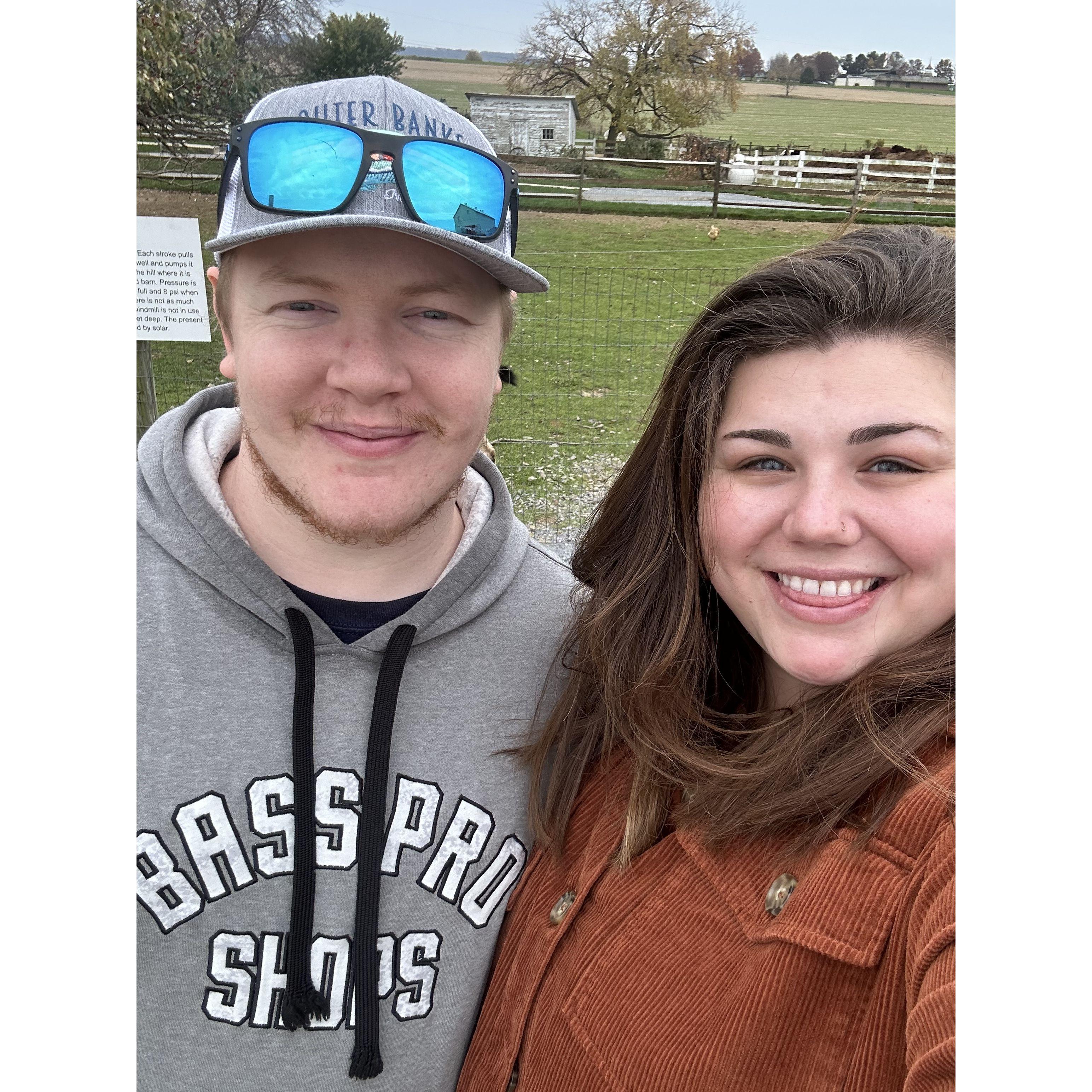 We visited Old Windmill Farm for a full tour of the Amish Experience in PA.
-Shawn's birthday suprise