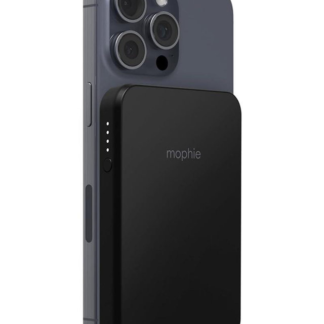 mophie Snap+ Juice Pack Mini - Magnetic 5000mAh Portable Charger, MagSafe Compatible, USB-C, Multi-Orientation Charging, USB-C to USB-C Cable Included