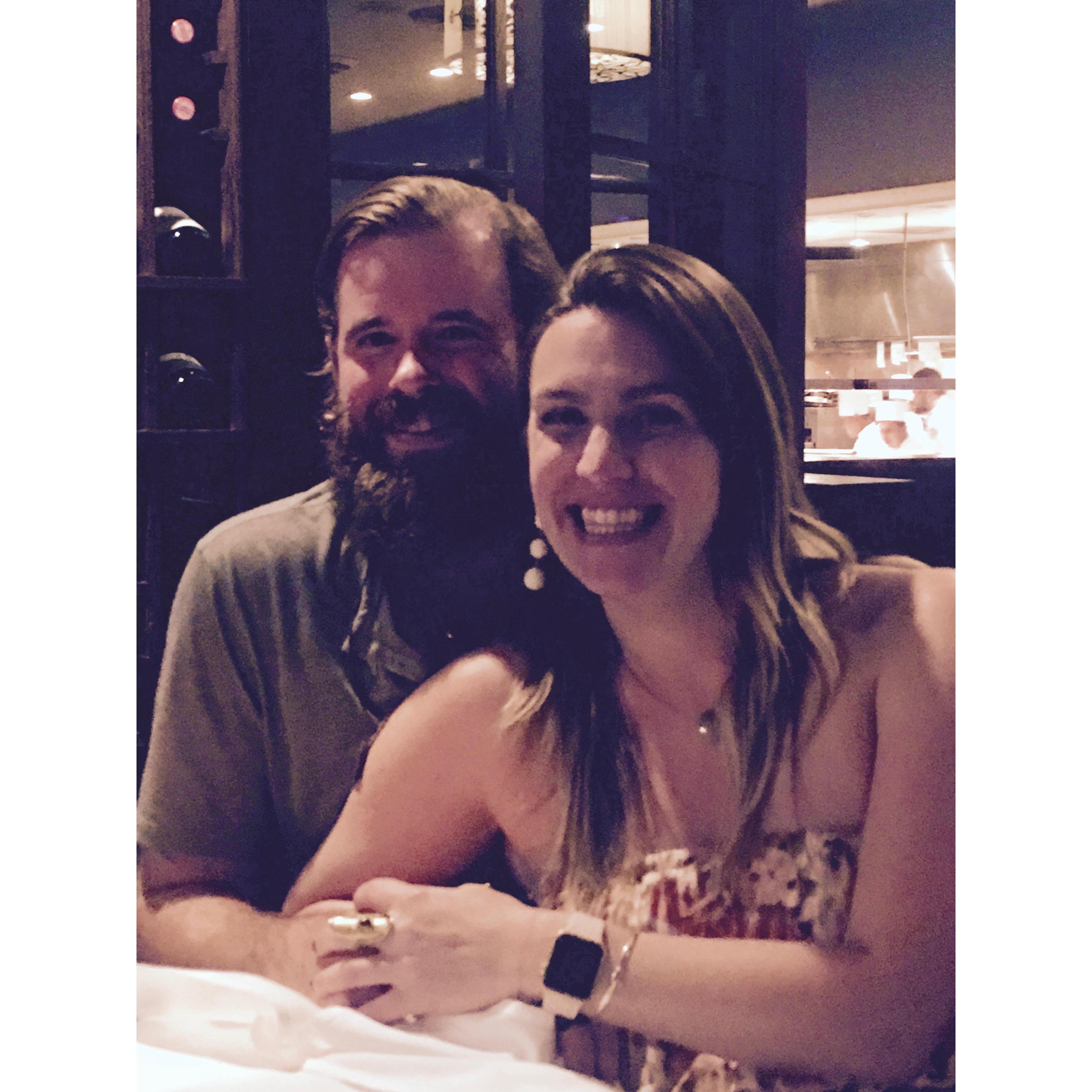 Dinner with family in Houston