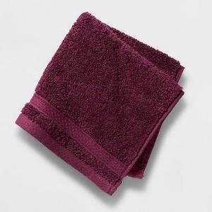 Soft Solid Washcloth Maroon - Opalhouse™