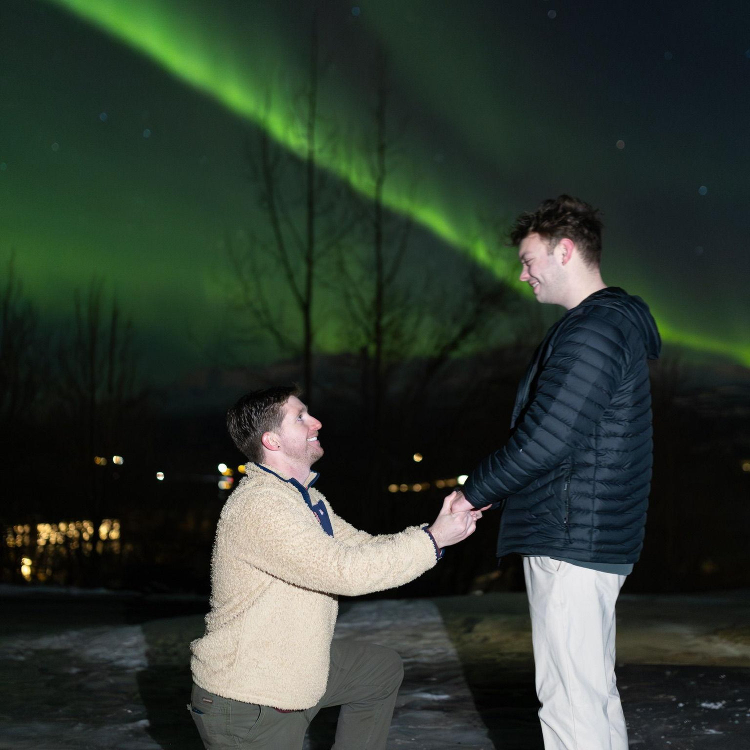 The night we got engaged.