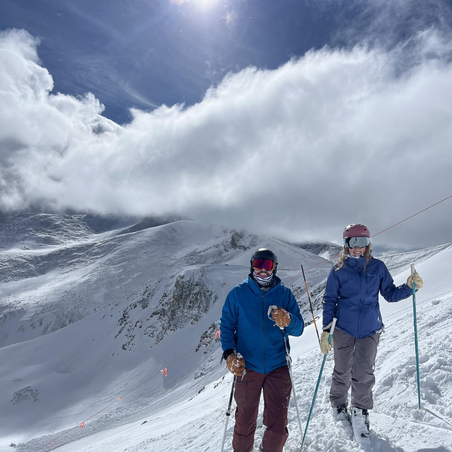 Skiing in Breck