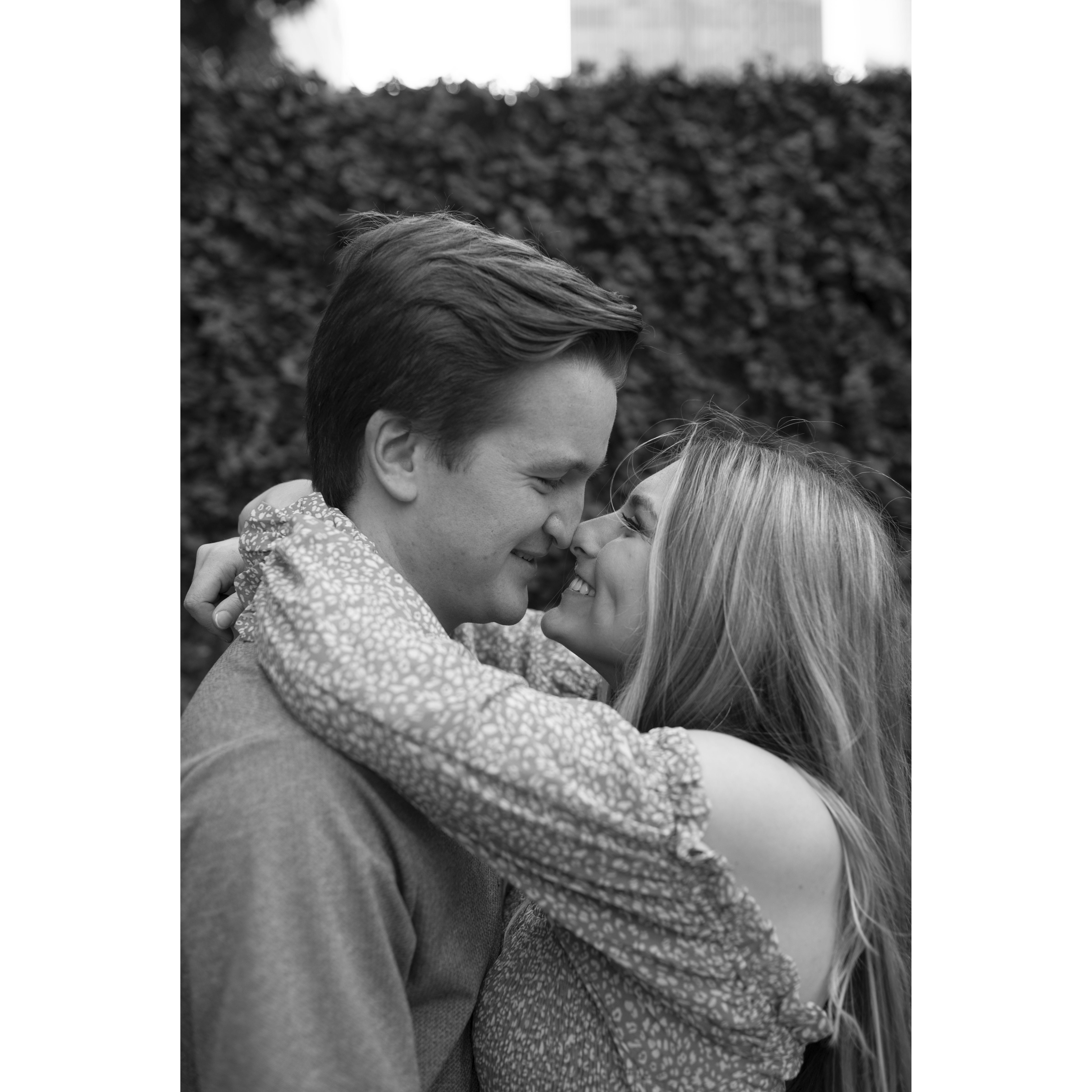 i think this one is my favorite. never realized how much I smoosh andrew's nose. hehe.