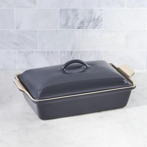 Le Creuset ® Heritage Covered Rectangle Graphite Grey Baking Dish