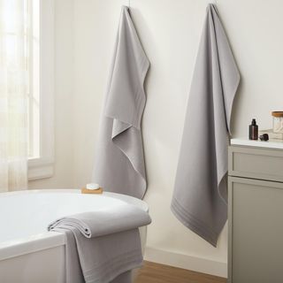 Basics Waffle Woven Terry Bath Towel, Set of 4