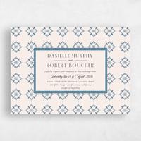 Beige Wedding Invitation - Anafi Landscape