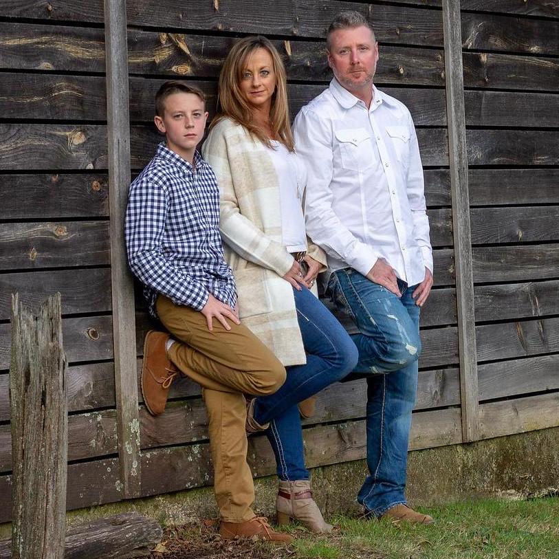 Our first family picture since we were back together!
