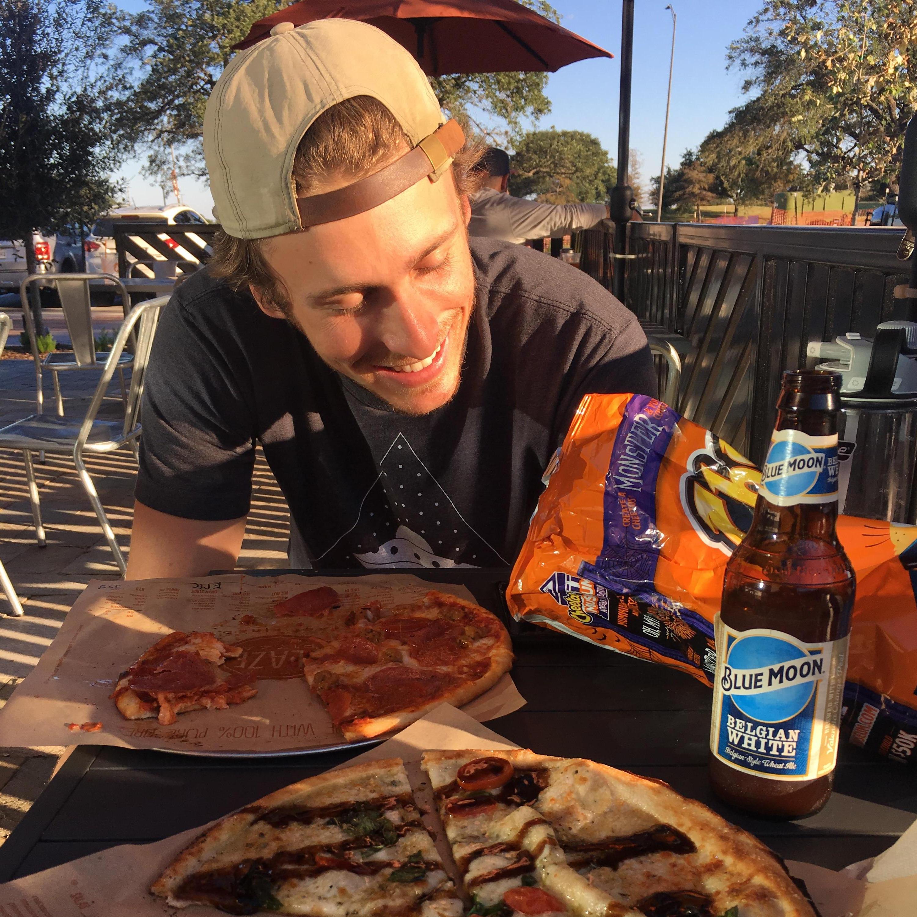 Our first 'official' date- Blaze Pizza! 2017