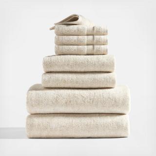 Organic Turkish Cotton 8-Piece Towel Set