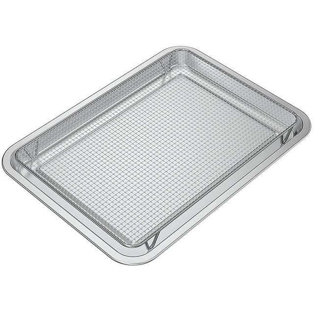 only fire Stainless Steel Baking Sheet with Rack Roasting Pans for Smokers and Pellet Grills Great Kitchen Baking Accessories