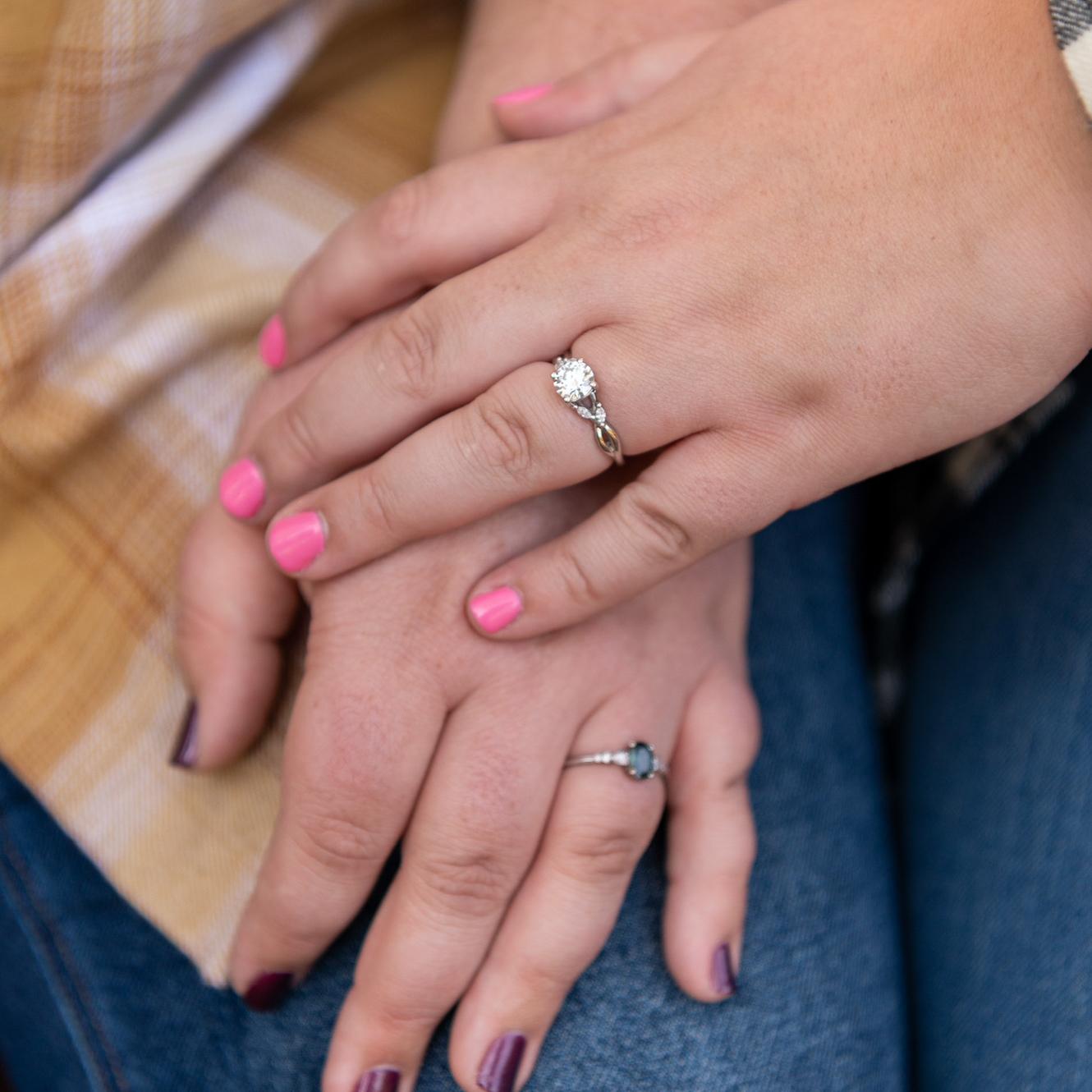 October 2022: Engagement photo shoot #1 courtesy of Sheila Drakeley.