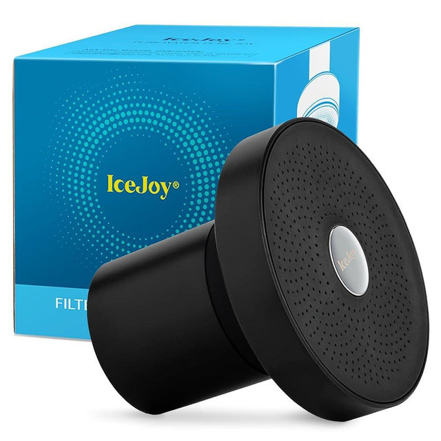 IceJoy Filtered Shower Head - Scientifically Evaluated, High-Efficiency Shower Head with Filters for Enhanced Hair & Skin Health, Minimize Hair Loss, Preserve Color-Treated Hair(Matt Black)