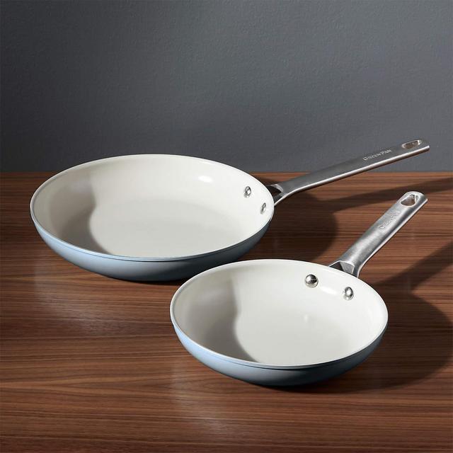 GreenPan ™ Padova Light Blue 2-Piece Ceramic Non-Stick Fry Pan Set