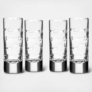 School of Fish Cordial Glass, Set of 4