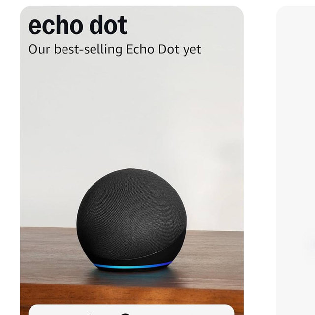 Amazon Echo Dot (newest model) - Vibrant sounding speaker with Alexa+ Early Access, Great for bedrooms, dining rooms and offices, Charcoal