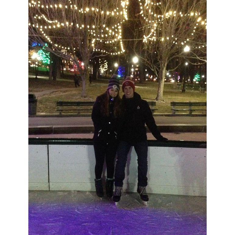 Freshman Year Skating at Frog Pond, 2016