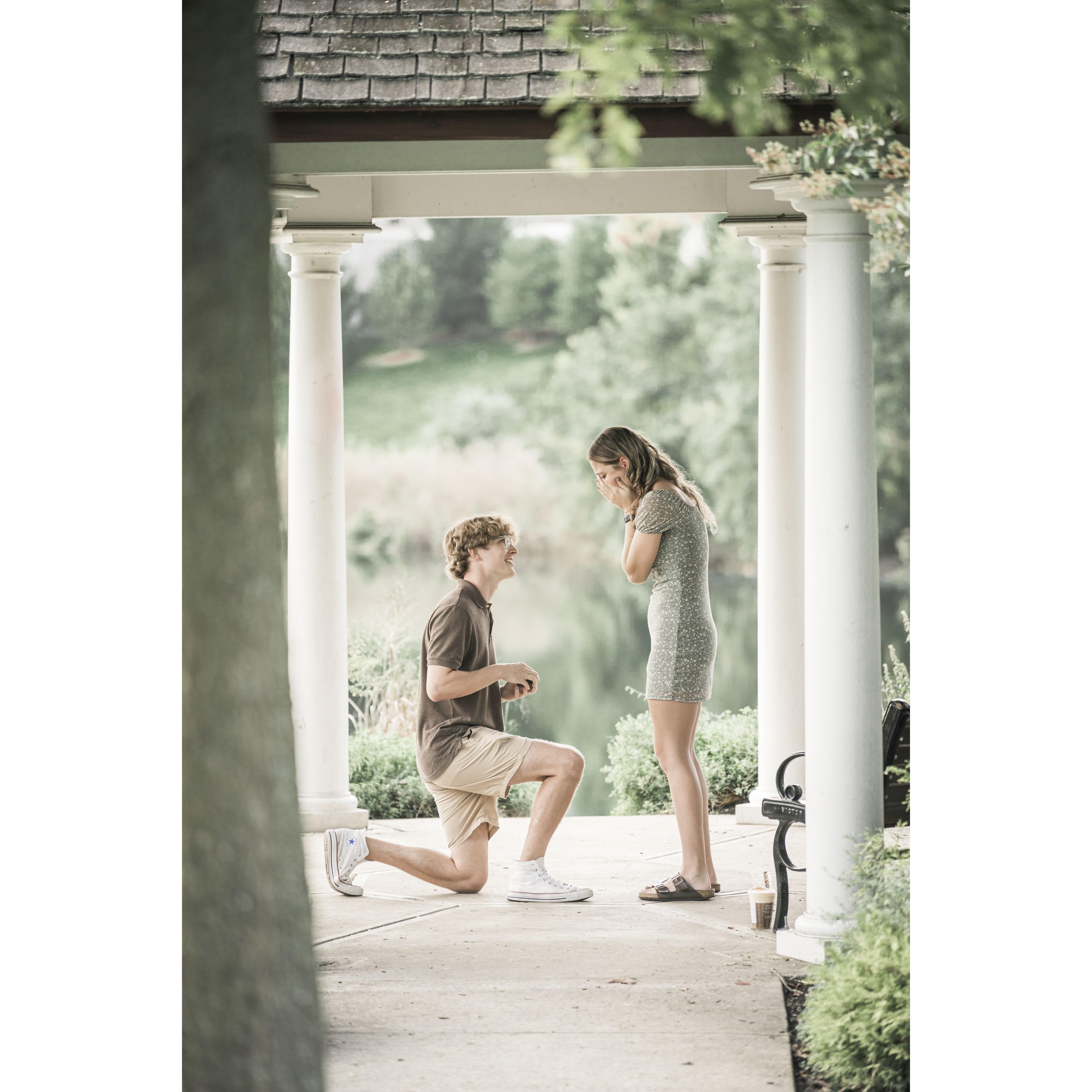 Our engagement:) October 4th, 2024! Our year and 9 months was a few days later