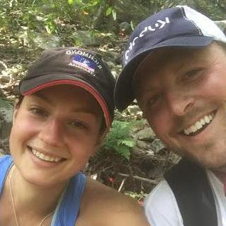 Hiking part of the Appalachian Trail