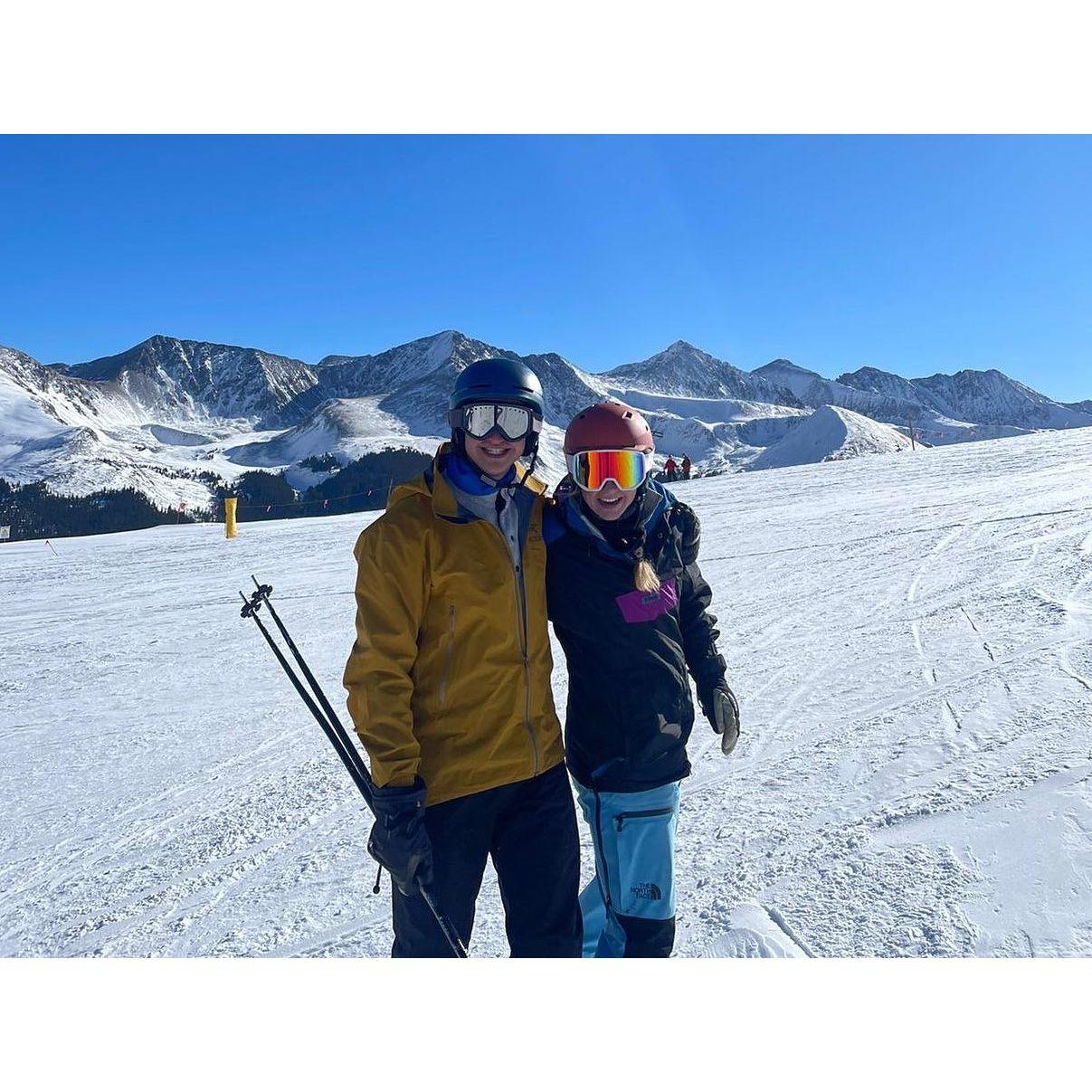 Skiing in Colorado with Don and Sarah