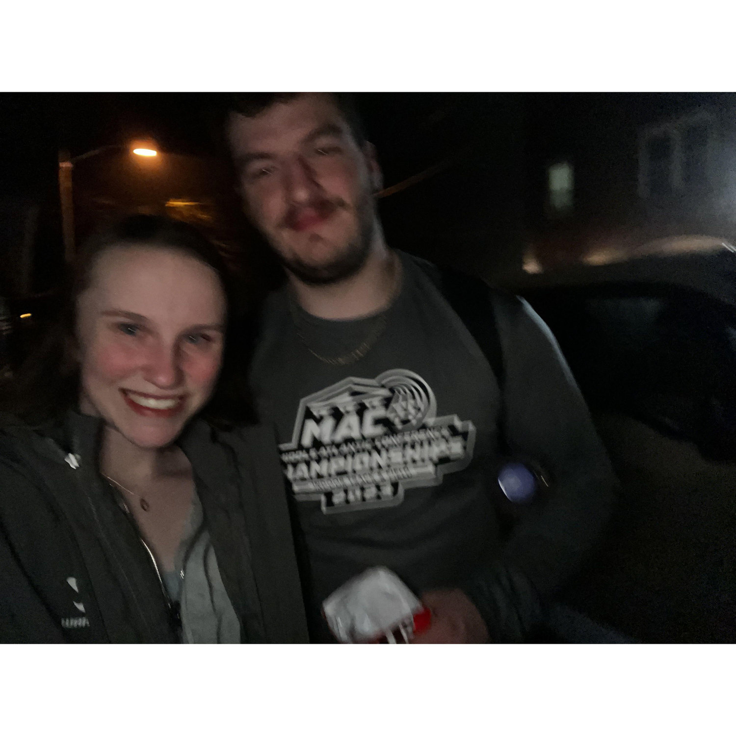 Many late night library dates during our last semester. Olivia may be the only reason Cody every stepped foot in the library.