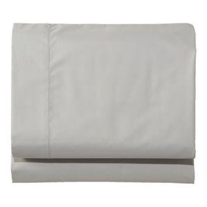 280-Thread-Count Pima Cotton Percale Sheet Set - Vapor Gray, Queen